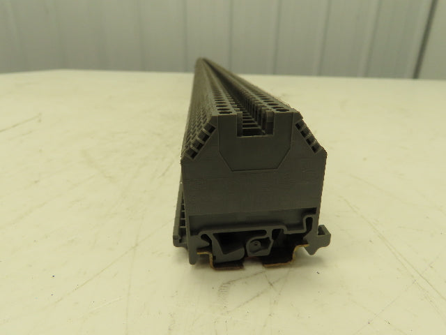 Kema Keur WK2.5/U Terminal Block 39" DIN Rail Strip 24-12 AWG  (190pcs)