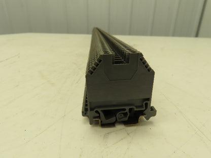 Kema Keur WK2.5/U Terminal Block 39" DIN Rail Strip 24-12 AWG  (190pcs)