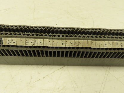 Kema Keur WK2.5/U Terminal Block 39" DIN Rail Strip 24-12 AWG  (190pcs)