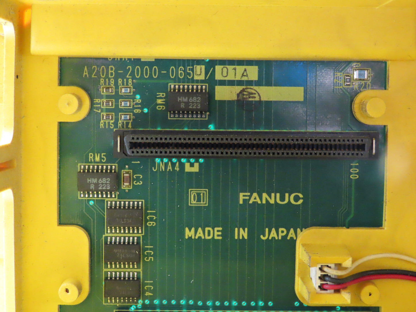 Fanuc A02B-0222-B503 PSU Backplane 6 Slot Rack Series 160-MC