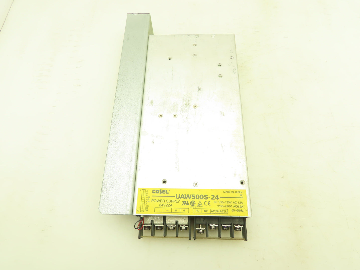 Cosel UAW500S-24 Power Supply 24VDC 22A Output 120/240VAC Input