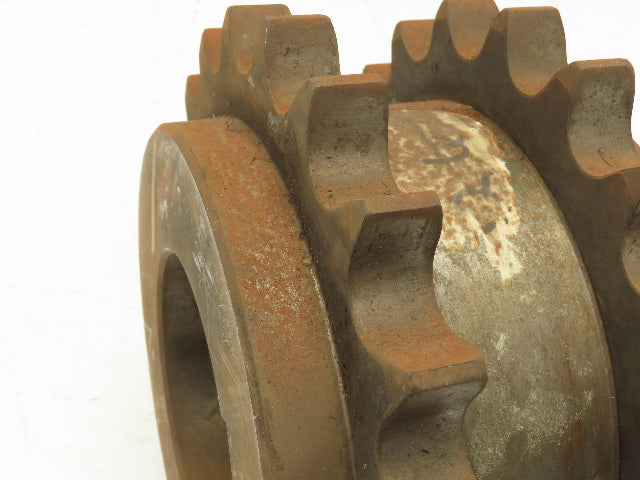 T.38.1 Double Roller Chain Sprocket 38.1mm Pitch 21T 110mm Bore