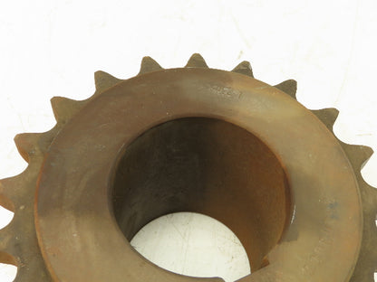 T.38.1 Double Roller Chain Sprocket 38.1mm Pitch 21T 110mm Bore
