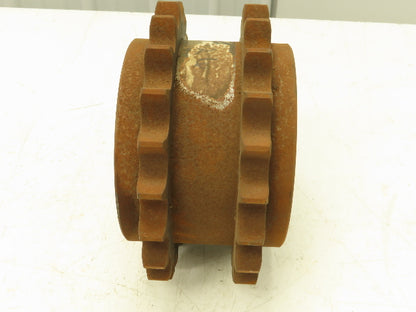 T.38.1 Double Roller Chain Sprocket 38.1mm Pitch 21T 110mm Bore