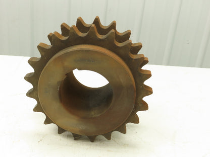 T.38.1 Double Roller Chain Sprocket 38.1mm Pitch 21T 110mm Bore