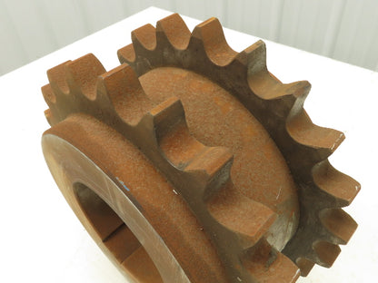 T.38.1 Double Roller Chain Sprocket 38.1mm Pitch 21T 110mm Bore