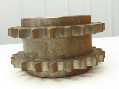 T.38.1 Double Roller Chain Sprocket 38.1mm Pitch 21T 110mm Bore