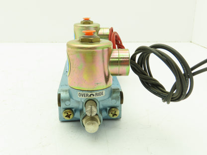 Skinner S3RRJAL2 Directional Control Valve 5-Way 3 Pos 120V 150 PSI 1/4" NPT