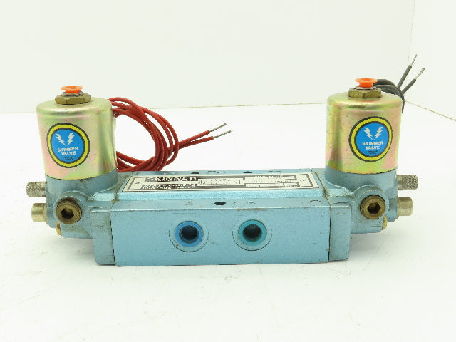 Skinner S3RRJAL2 Directional Control Valve 5-Way 3 Pos 120V 150 PSI 1/4" NPT
