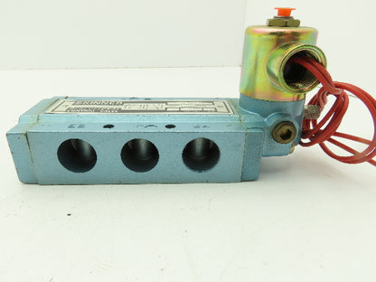 Honeywell Skinner S3R0AGLX Directional Control Valve 5-Way 2 Pos 120V 150 PSI