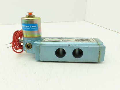 Honeywell Skinner S3R0AGLX Directional Control Valve 5-Way 2 Pos 120V 150 PSI