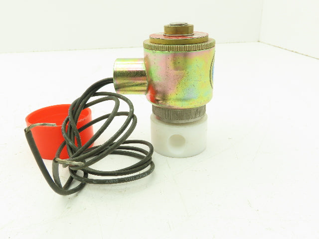 Honeywell Skinner X42LB0FT050 Solenoid Valve 2-Way NC 24VDC 50 PSI 1/4" NPT PTFE