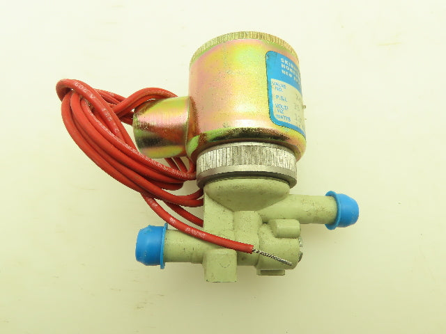 Honeywell Skinner X42LB00T037 Solenoid Valve 2-Way NC 120V 35 PSI 3/8" Barb