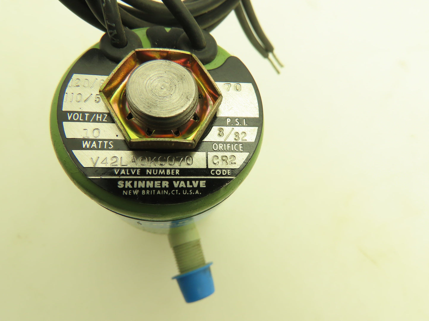 Honeywell Skinner V42LA0KC070 Solenoid Valve 2-Way NC 120V 70 PSI 1/8" Lot of 2