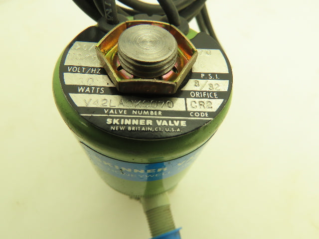 Honeywell Skinner V42LA0KC070 Solenoid Valve 2-Way NC 120V 70 PSI 1/8" Lot of 2