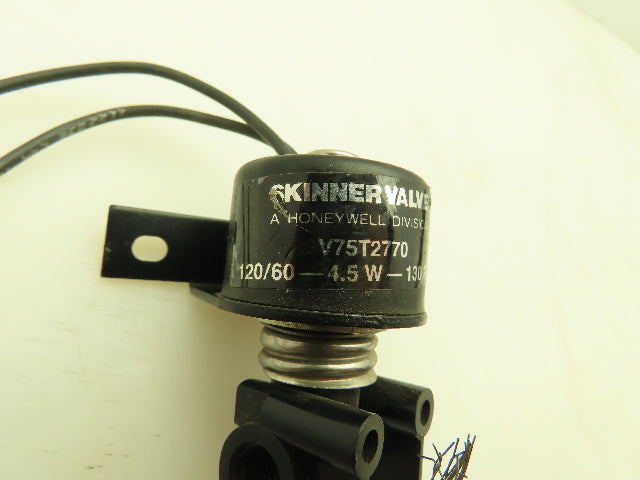 Honeywell Skinner V75T2770 Solenoid Valve 2-Way NC 120V 130 PSI 1/8"NPT Lot of 5