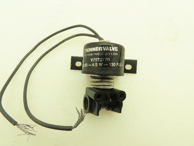 Honeywell Skinner V75T2770 Solenoid Valve 2-Way NC 120V 130 PSI 1/8"NPT Lot of 5