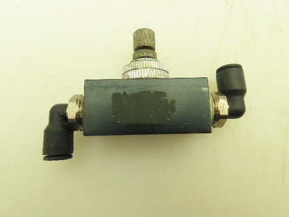 Mindman MSC300-10A Pneumatic Air Flow Control Needle Valve 3/8" NPT Lot of 5