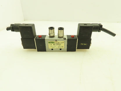 Neuma NV-6522 Pneumatic Air Solenoid Valve 5/2 5 Port 2 Pos 24VDC