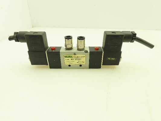 Neuma NV-6522 Pneumatic Air Solenoid Valve 5/2 5 Port 2 Pos 24VDC