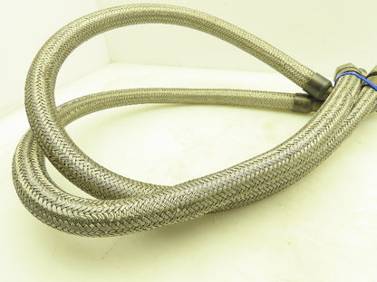 45" Stainless Steel Braided Flex Hose 3/4" NPSM Female Swivel Elbow  Lot of 2