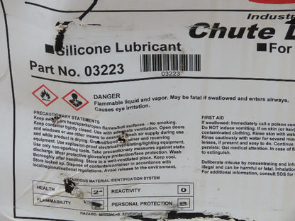 CRC 03223 Conveyor Chute Lube 55 Gal Drum Silicone Lubricant for Boxes, Packages