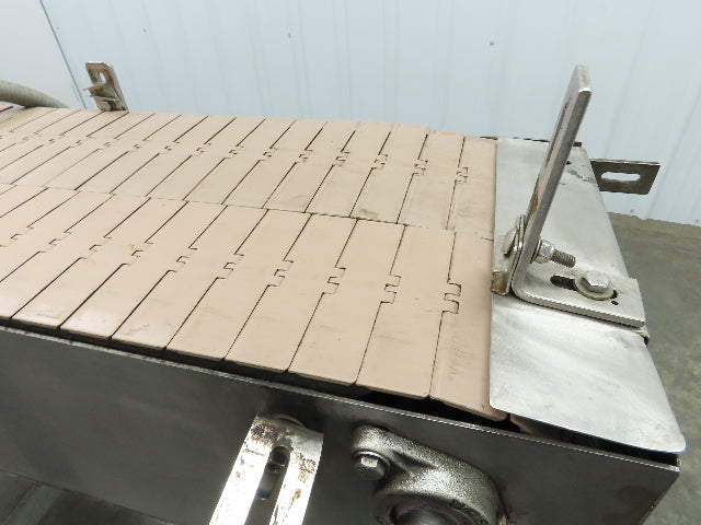 Kleenline 13.5"W x 5' Tabletop Chain 2-Lane Stainless Conveyor 1/2" Hp 460V 3PH