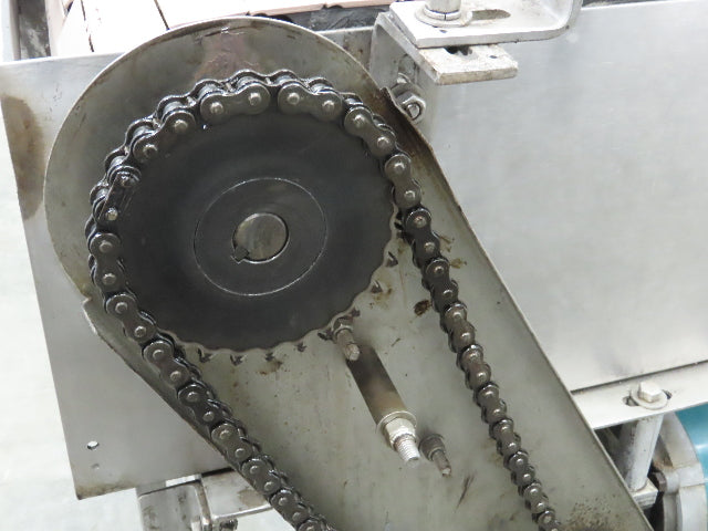 Kleenline 13.5"W x 5' Tabletop Chain 2-Lane Stainless Conveyor 1/2" Hp 460V 3PH