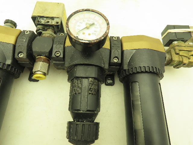 Ross MD451PSB42 Pneumatic Inline Lubricator Air Filter Regulator Assembly