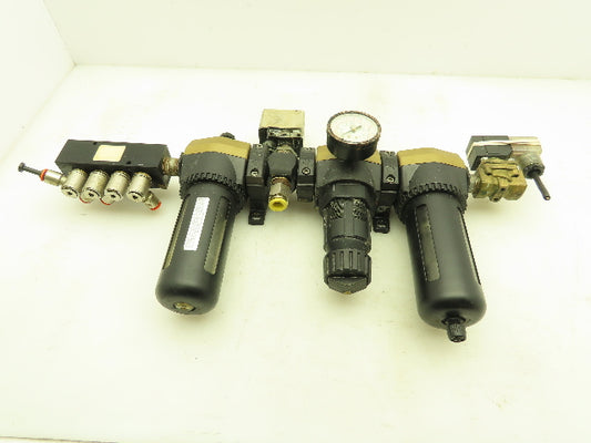 Ross MD451PSB42 Pneumatic Inline Lubricator Air Filter Regulator Assembly
