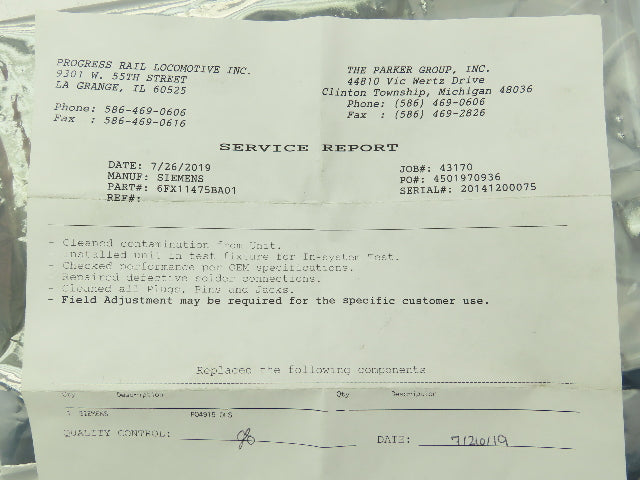 Siemens Sinumerik 6FX1147-5BA01 Expansion Board  570 475 9101.00