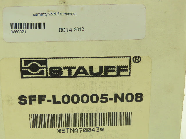 Stauff SFF-L00005-N08 Inline Flow Meter Sight Glass 5 GPM 1/2" NPT 3500 PSI