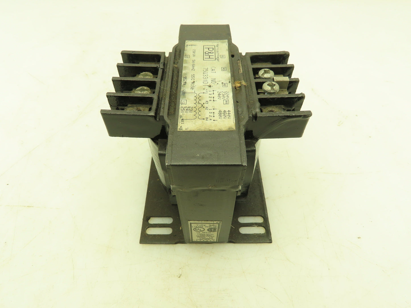 P & H Harnischfeger 75Q331D1 Control Transformer 150VA 240/480V Pri 24V Sec