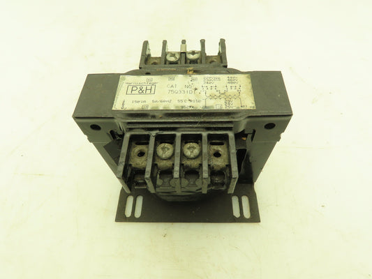 P & H Harnischfeger 75Q331D1 Control Transformer 150VA 240/480V Pri 24V Sec