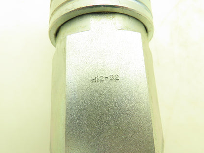 Parker H12-62 Hydraulic Steel Quick Coupler 1-1/2" Body 1" FNPT 60 Series
