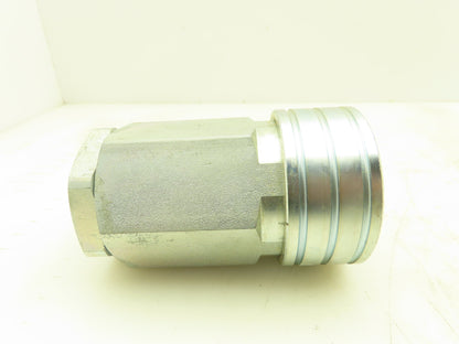 Parker H12-62 Hydraulic Steel Quick Coupler 1-1/2" Body 1" FNPT 60 Series