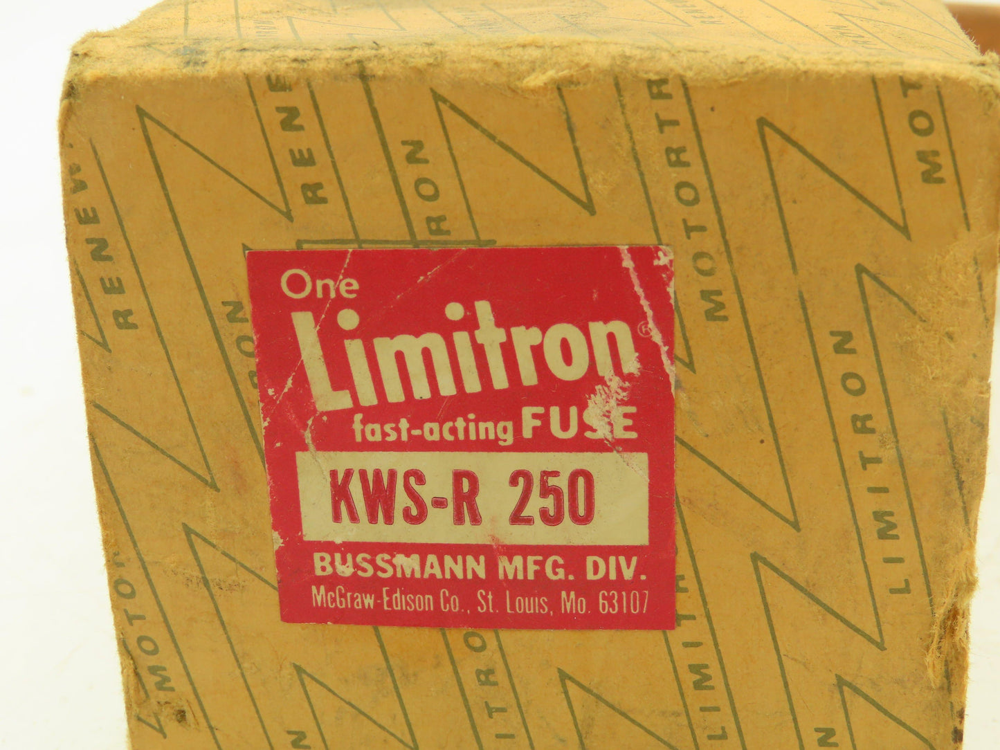 Bussmann KWS-R 250 Limitron Fast Acting Current Limiting Fuse 250A 600V