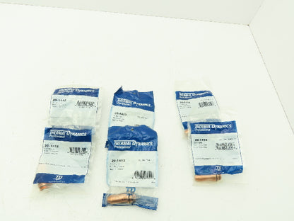 Thermal Dynamics 20-1412 20-1413 20-1414 Plasma Cutting Torch Tip Mixed Lot of 6