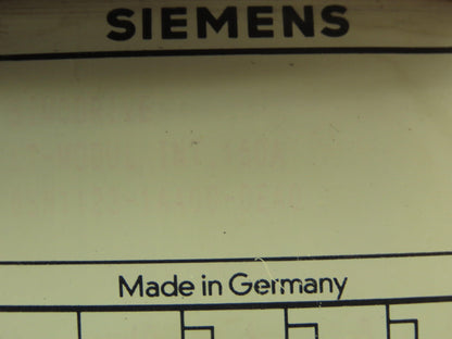 Siemens 6SN1123-1AA00-0EA0 Simodrive Servo Power Module 1-Axis 160A