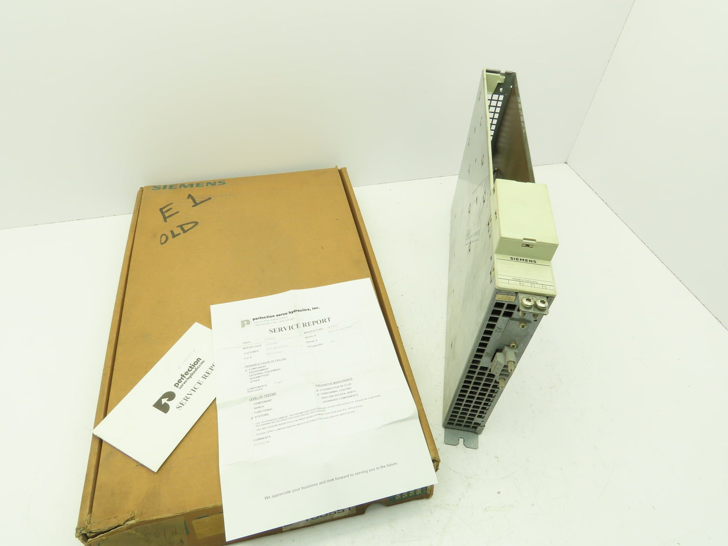 Siemens 6SN1130-1AA11-0BA0 Simodrive VSA Modul 12.5/25A Servo Controller