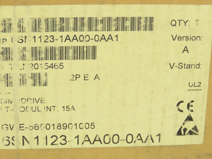 Siemens 6SN1130-1AA11-0AA0 Simodrive VSA Modul 7.5/15A