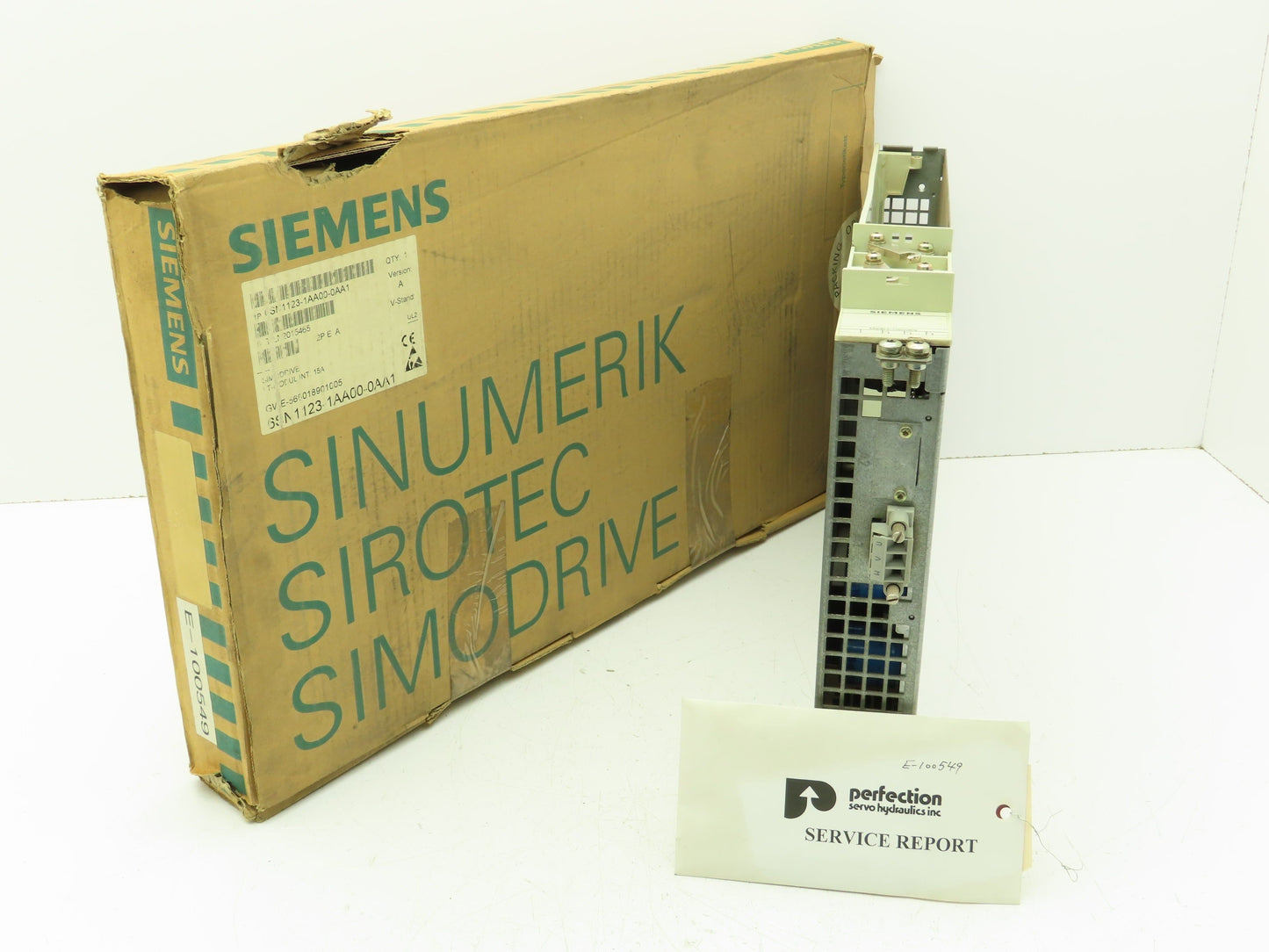 Siemens 6SN1130-1AA11-0AA0 Simodrive VSA Modul 7.5/15A