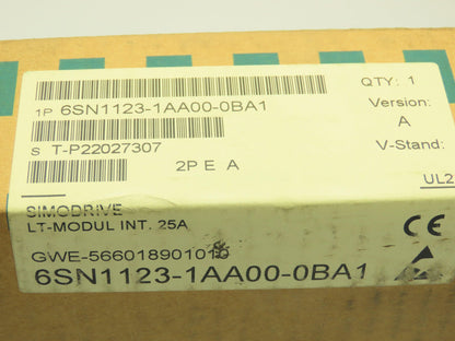 Siemens 6SN1130-1AA11-0BA0 Simodrive VSA Modul 12.5/25A Servo Controller
