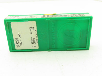 Greenleaf 2B-65637 Rev A Carbide Insert Grade G-53   Lot of 30