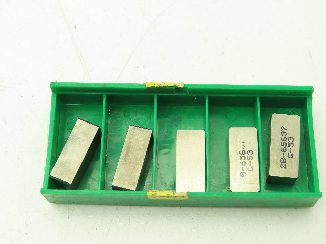 Greenleaf 2B-65637 Rev A Carbide Insert Grade G-53   Lot of 30