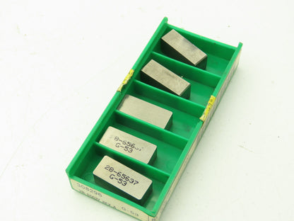 Greenleaf 2B-65637 Rev A Carbide Insert Grade G-53   Lot of 30