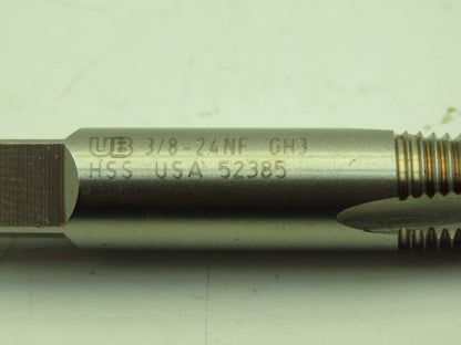 UB Union Butterfield 1010324 3/8-24 Spiral Pt 3-Flute Plug Tap Drill  Lot of 6
