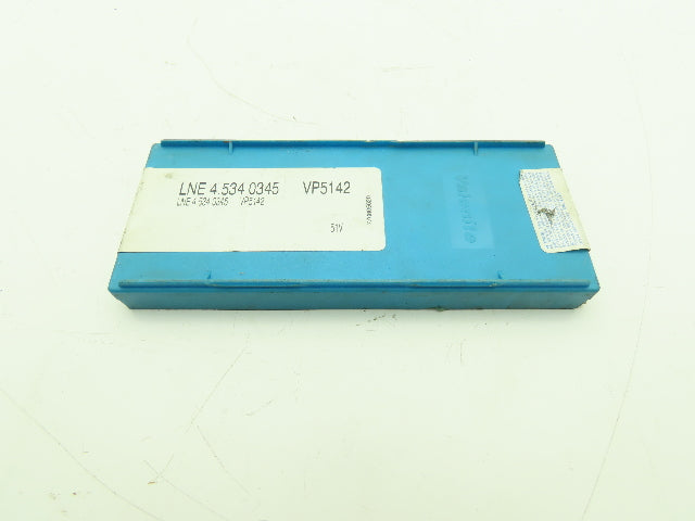Valenite LNE 4.534 0345 Carbide Insert Grade VP5142   Lot of 10pcs