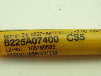 Kennametal B225A07400 CS5 Carbide Coolant Drill 0.29"   Lot of 6