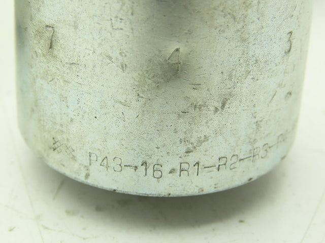 Parker P43-16 Hydraulic Crimp Fitting 1" Hose ID x 1"-16 NPSM Swivel  Lot of 6